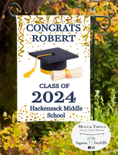 Load image into Gallery viewer, Graduation Garden  Flag