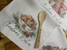 Load image into Gallery viewer, Waffle Towels  + Wood Spoon Set