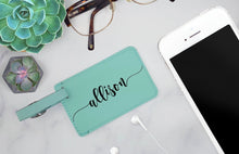 Load image into Gallery viewer, Leather Luggage Tag