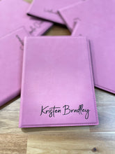 Load image into Gallery viewer, Leather Portfolio