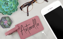 Load image into Gallery viewer, Leather Luggage Tag