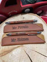 Load image into Gallery viewer, Leather Pen with Case