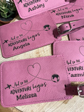 Load image into Gallery viewer, Leather Luggage Tag