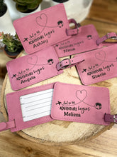 Load image into Gallery viewer, Leather Luggage Tag