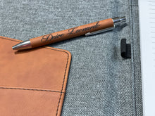 Load image into Gallery viewer, Leather Pen with Case