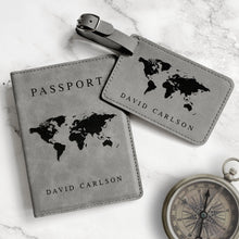 Load image into Gallery viewer, Leather Passport Cover