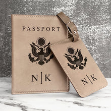 Load image into Gallery viewer, Leather Passport Cover