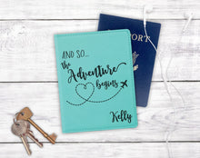 Load image into Gallery viewer, Leather Passport Cover