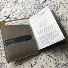 Load image into Gallery viewer, Leather Passport Cover