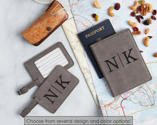 Load image into Gallery viewer, Leather Passport Cover