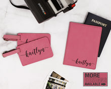 Load image into Gallery viewer, Leather Passport Cover
