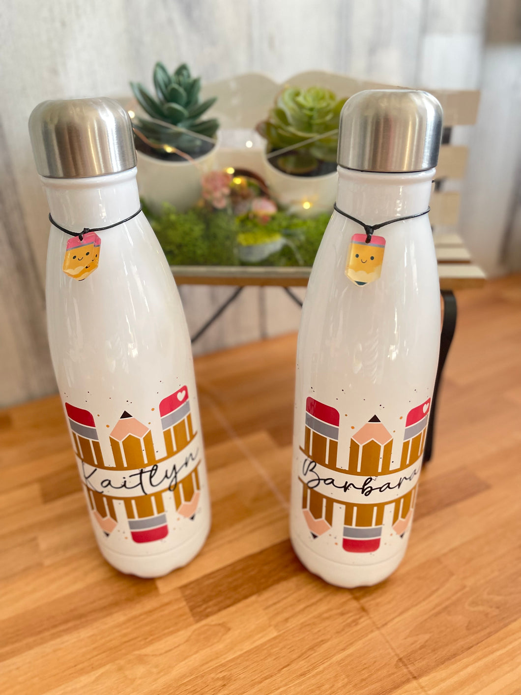 Thermal Bottle floral black