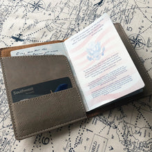 Load image into Gallery viewer, Leather Passport Cover
